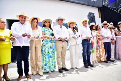 Vista del Corredor Cultural Carranza durante la Feria Nacional de San Marcos.