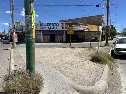 Obras en Av. Mariano Hidalgo, Aguascalientes.